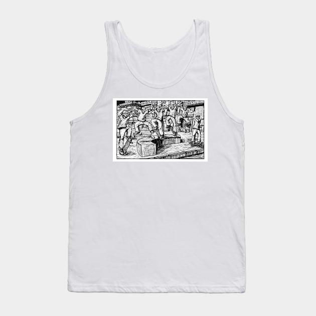 Zombie Session Tank Top by Octomanart